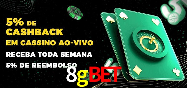 Promoções do cassino ao Vivo 8gbet